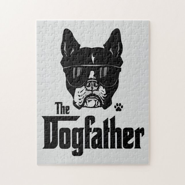 Dogfather och Pappadoggen Pussel (Vertikal)