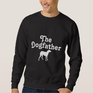 Dogfather - Rolig hund filmovie Pun för Djurälskar Lång Ärmad Tröja