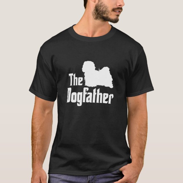 Dogfather - Rolig hund Gift, Funny Havanese T Shirt (Framsida)