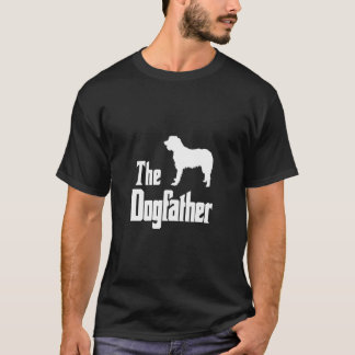 Dogfather Rolig hund Gift Funny Irish Wolfhound T Shirt