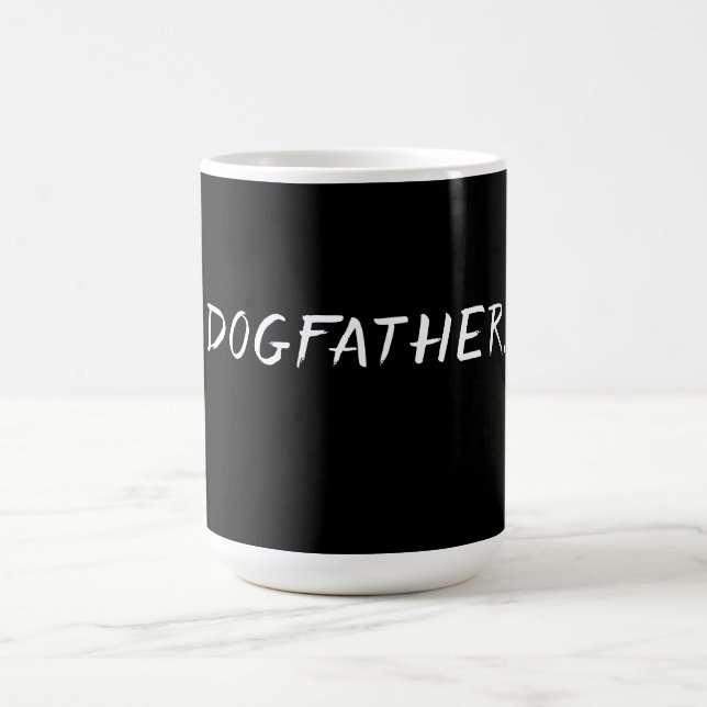 Dogfather – Rolig hundpappa-design Kaffemugg (Center)