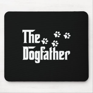 Dogfather T Shirt Pappa Fars dag Gift Hund älskare Musmatta