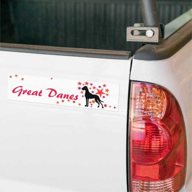 Dogge Autoaufkleber mit Text Bildekal (På lastbil)