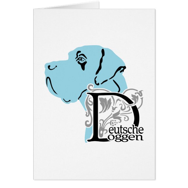 Doggen Bürobedarf Hälsningskort (Framsidan)