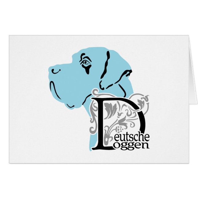 Doggen Bürobedarf Hälsningskort (Framsidan Horizontal)