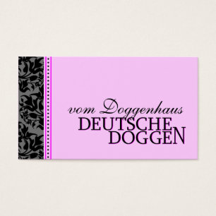 Doggen Visitenkarten Visitkort