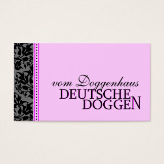 Doggen Visitenkarten Visitkort
