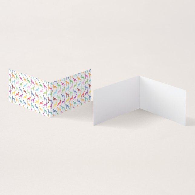 Doggen Weihnachtskarten Kort (In- och utsida)