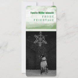 Doggen Weihnachtskarten mit viel Text Julkort