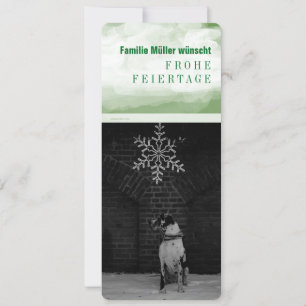 Doggen Weihnachtskarten mit viel Text Julkort