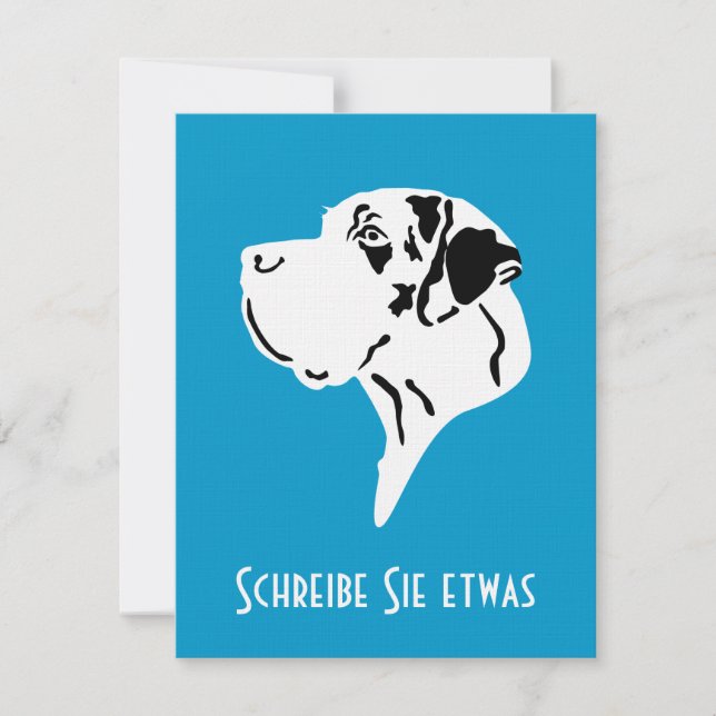 Doggenkarte zum beschriften (Framsida)