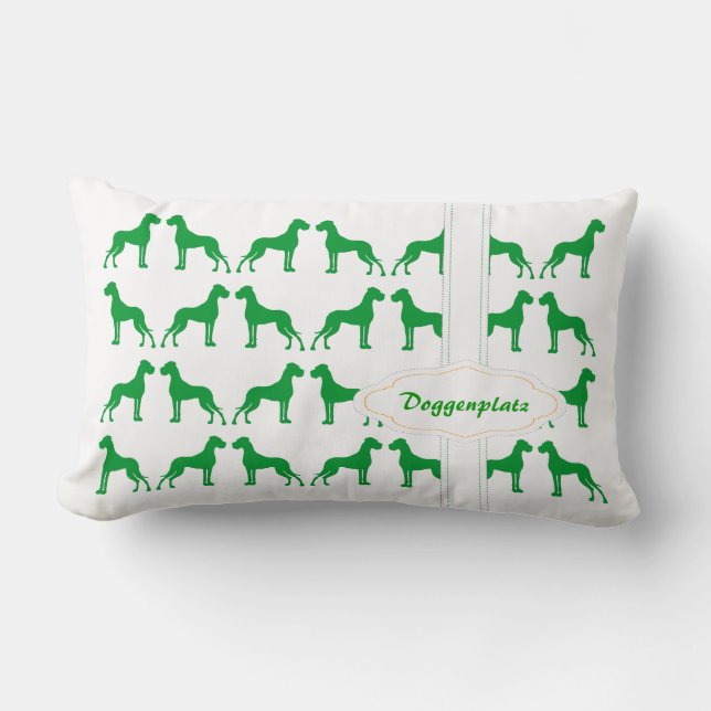 Doggenkissen Grüne Serie Lumbarkudde (Framsida)