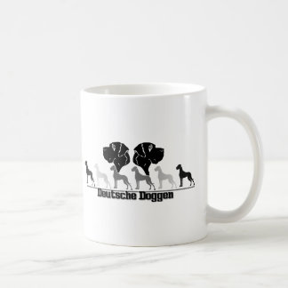 Doggenlogo Svart Grå Kaffemugg