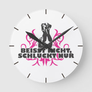 Doggenuhr Rund Klocka