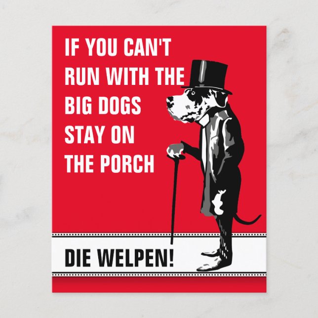 Doggenvalpar Flyer för hunduppfödare  (Framsidan)