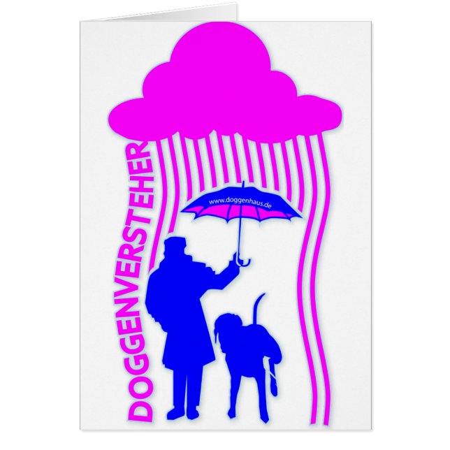 Doggenversteher Hälsningskort (Framsidan)