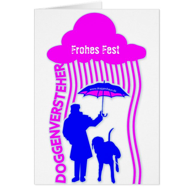Doggenversteher Hälsningskort (Framsidan)