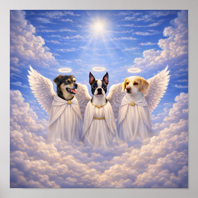 "Doggie Angels" Poster (Framsidan)