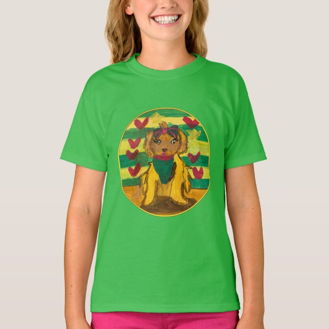 Doggie "Art by Kids" T Shirt (Framsida)