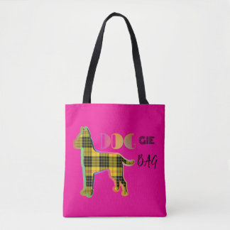 Doggie Bag Gult Play Shock rosa Tote Bag Tygkasse