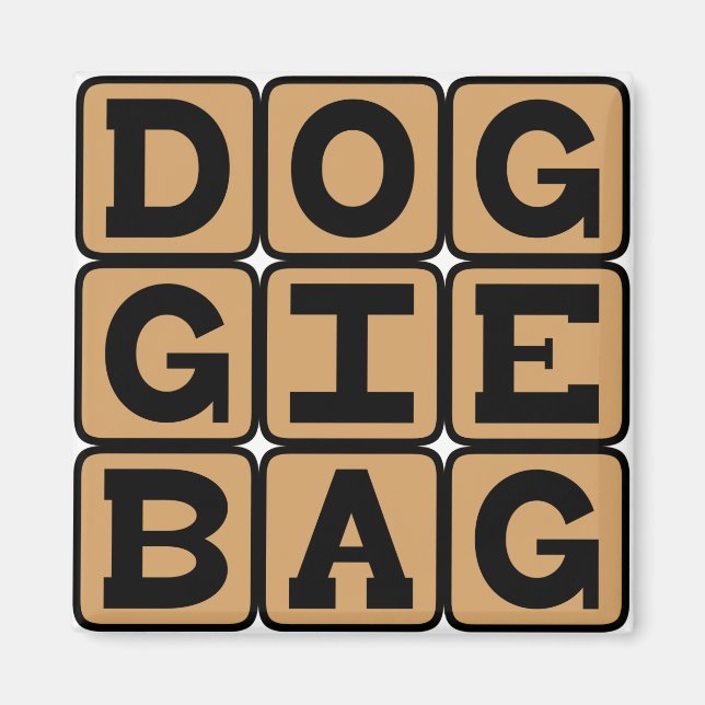 Doggie Bag, Restaurant Leftovers Magnet (Framsidan)