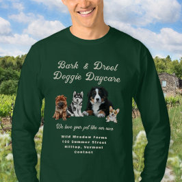 Doggie Daycare Puppy Dogs Business T Shirt
