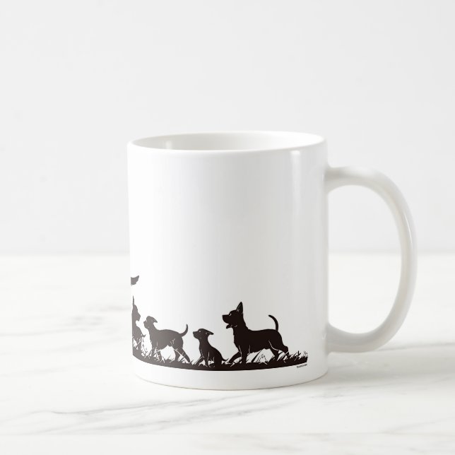 Doggie Family 10 Kaffemugg (Höger)