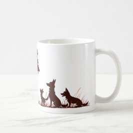 Doggie Family 3 Kaffemugg