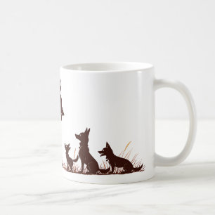 Doggie Family 3 Kaffemugg