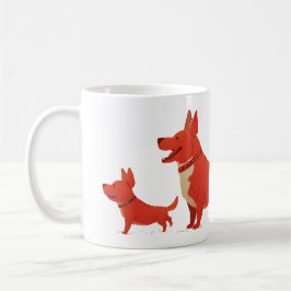 Doggie Family 4 Kaffemugg