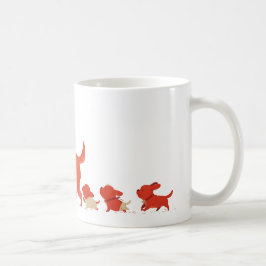 Doggie Family 4 Kaffemugg
