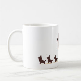 Doggie Family 5 Kaffemugg