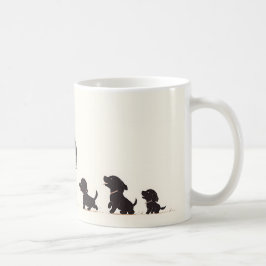 Doggie Family 7 Kaffemugg