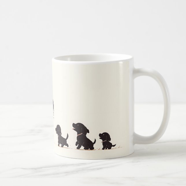 Doggie Family 7 Kaffemugg (Höger)