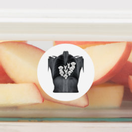 Doggie Heart X-Ray - Rolig hund Älskare-design Klistermärke