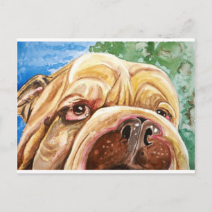 Doggie Kisses Vykort