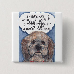 Doggie med en attityd! Alla Knapp