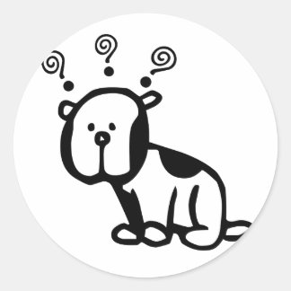 Doggie Runt Klistermärke