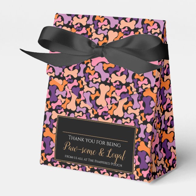 Doggie Treat-presentsäcksmatsäck, matsäcksgromning Presentaskar (Framsidan Sidan)