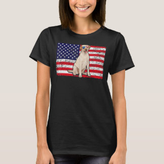 Doggie Usa Hundägare Usa Labrador Retriever Usa T Shirt