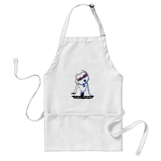 Doggles Westie Apron Förkläde (Framsidan)