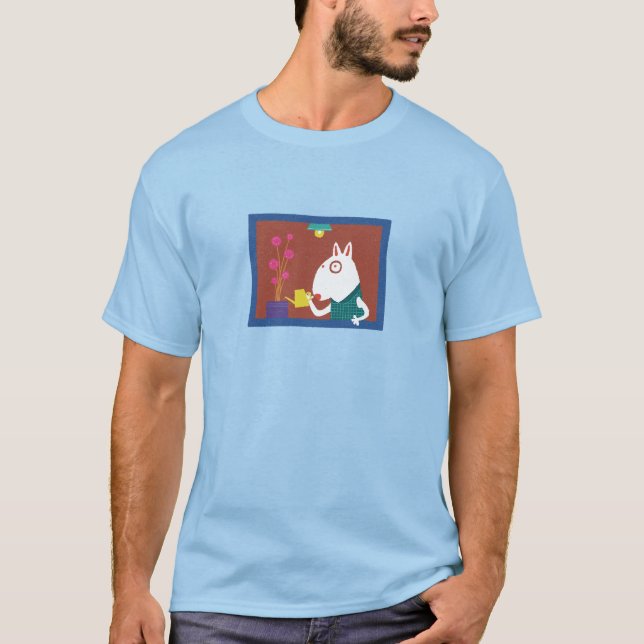 Doggo and plant t shirt (Framsida)