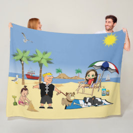 Doggo Beachy Fleecefilt