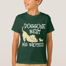 Doggo Best Big Brother Cute Matching Syskon T Shirt