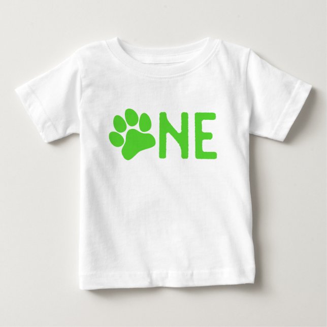 Doggo första födelsedagen t shirt (Framsida)