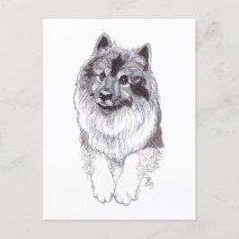 Doggust 2019 Keeshond vykort