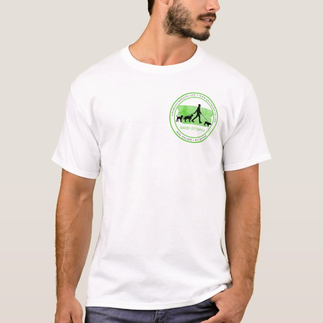 Doggwalker/Djuromsorgare Sitta T Shirt (Framsida)