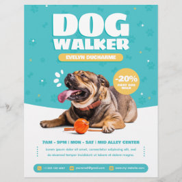 Doggwalker/Pet Sitta Reklamblad