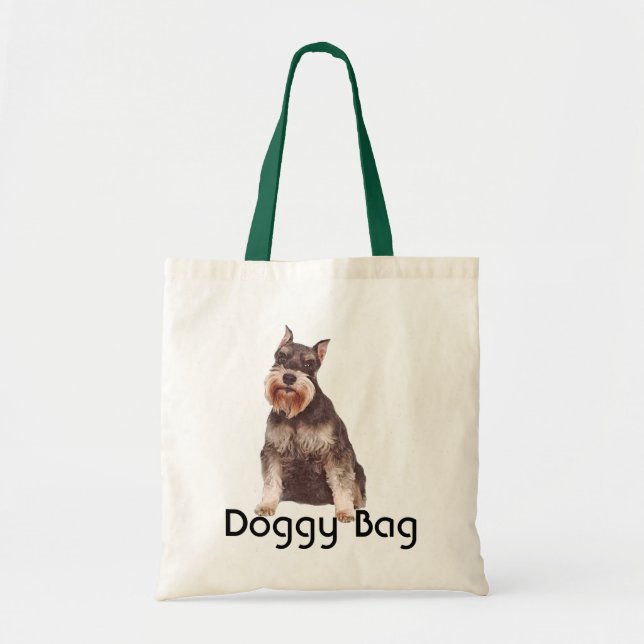 Doggy Bag - Miniature Schnauzer Tygkasse (Framsidan)