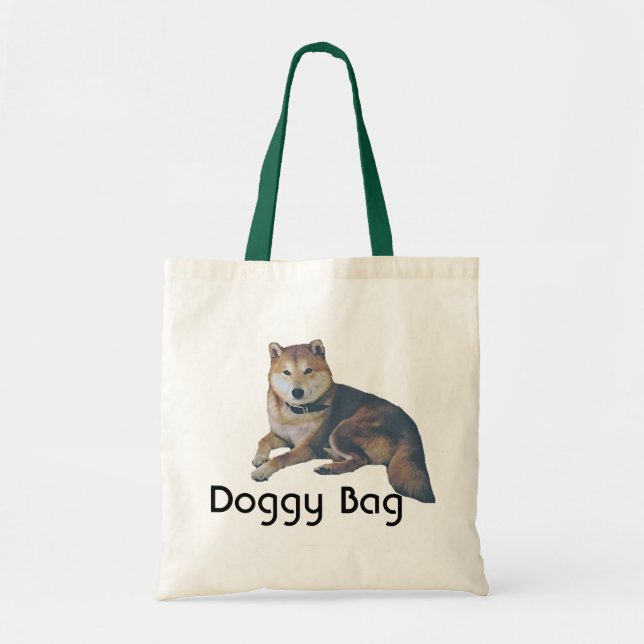 Doggy Bag - Shiba Inu Tygkasse (Framsidan)